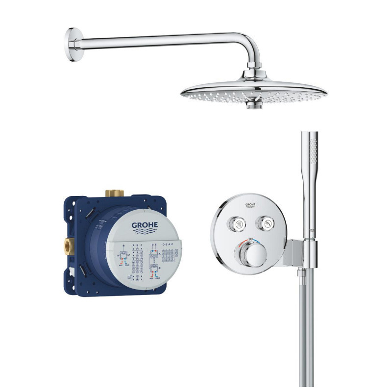 Комплект за вграждане с термостат GROHTHERM SMARTCONTROL 