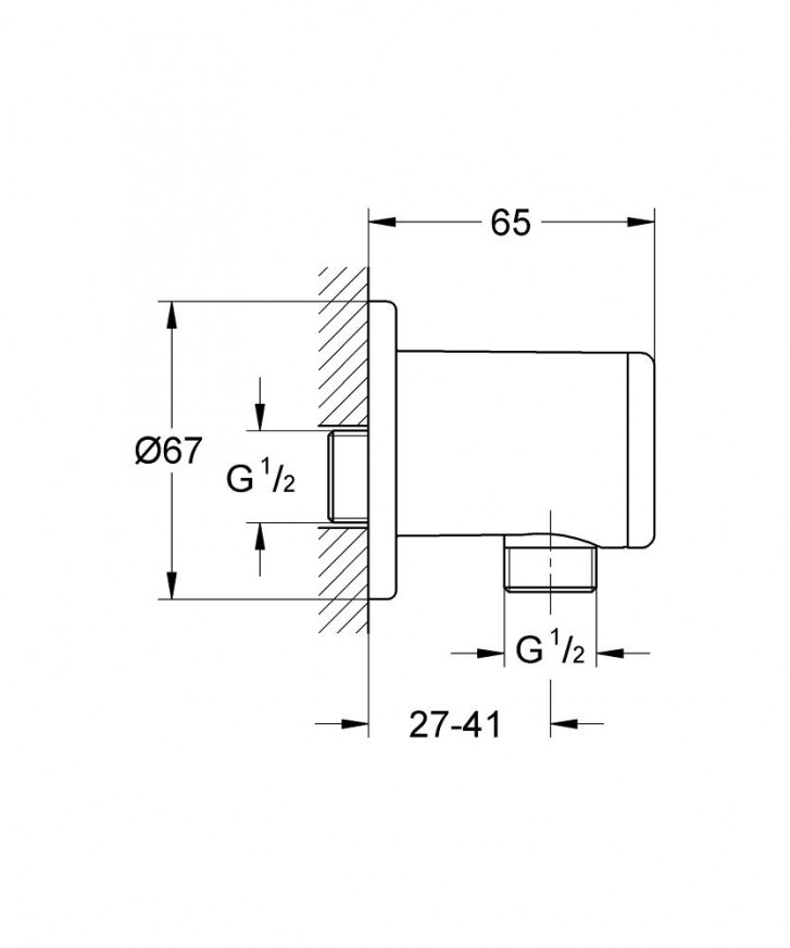 Стенно коляно Relexa 28626000