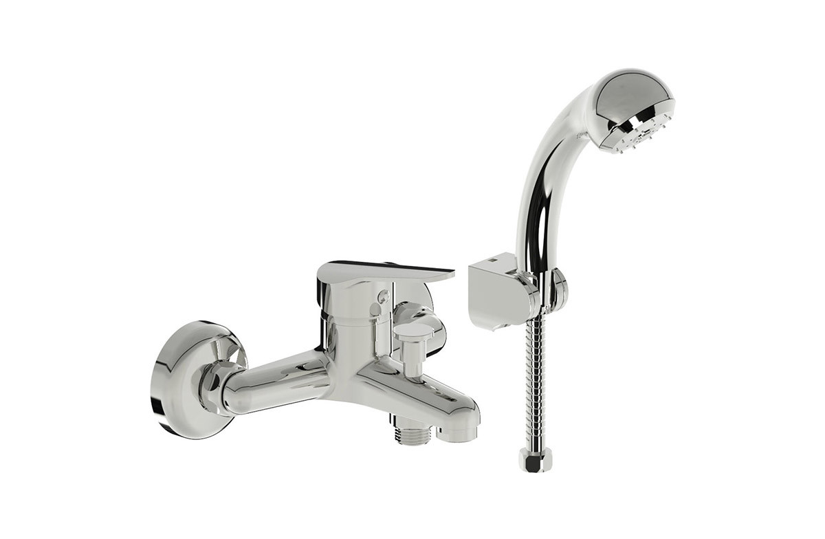 Смесител за вана/душ  Enjoy WQ3W22100041004 с аксесоари