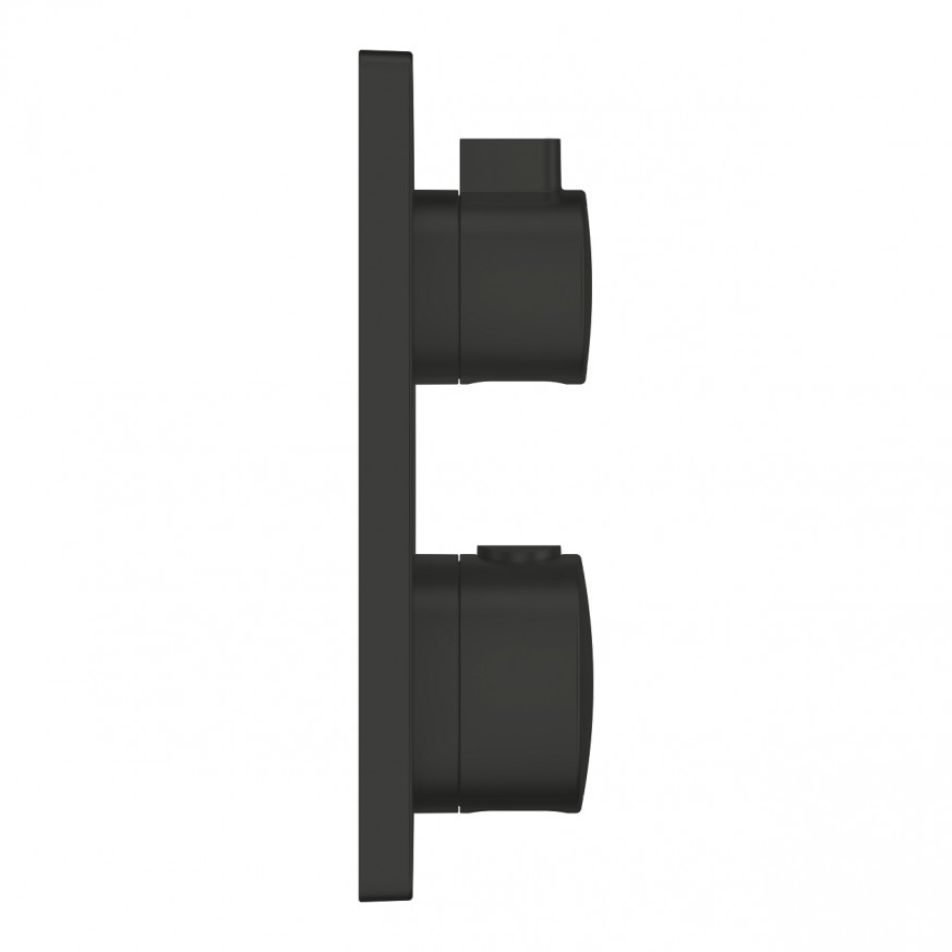 Термостатен смесител за душ с 2 изхода и вграден превключвател Grohtherm matte black