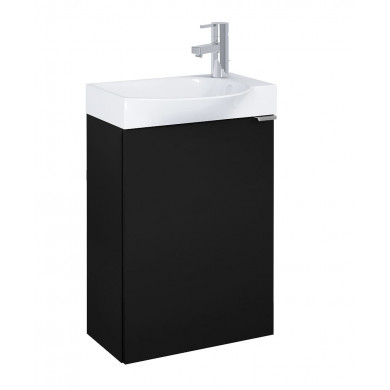 ДОЛЕН ШКАФ С МИВКА MICRO PLUS 45 СМ black matt