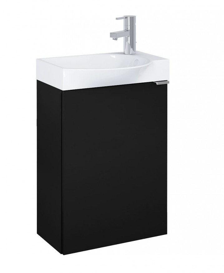 ДОЛЕН ШКАФ С МИВКА MICRO PLUS 45 СМ black matt