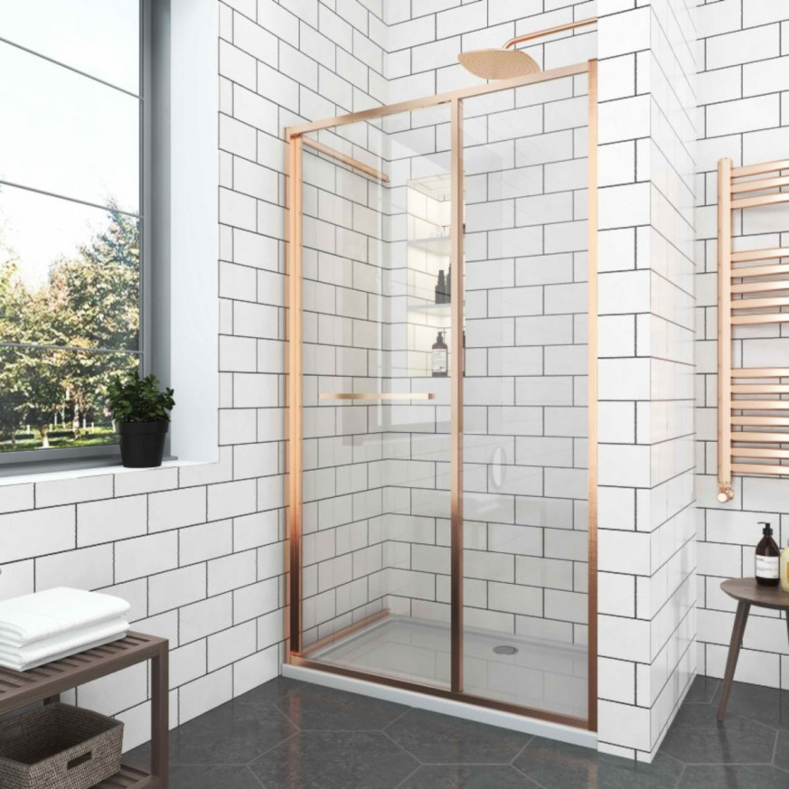 ПРЕГРАДЕН ПАРАВАН GRAZIANA BRUSHED ROSE GOLD 90 см.