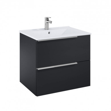 Долен шкаф с мивка Elegant 60cm черен мат
