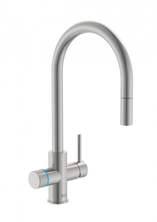 Смесител за кухня Aquafy2 изхода Stainless Steel Finish неръждаема стомана