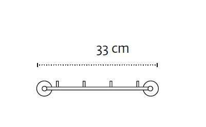 Закачалка с четири куки Classic 5204