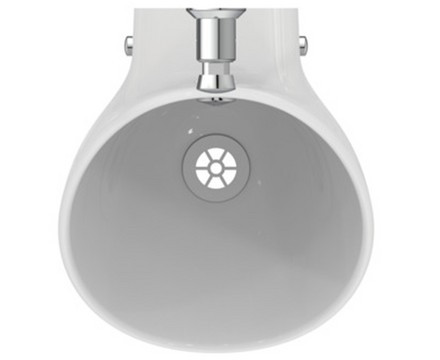 Писоар с промивен кран бутонен тип Eurovit Ideal Standard E253501