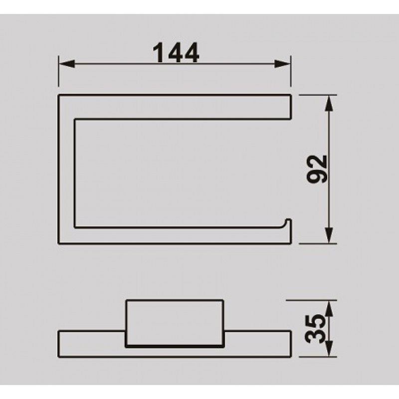 Държач за тоалетна хартия Ерин ICA 2551