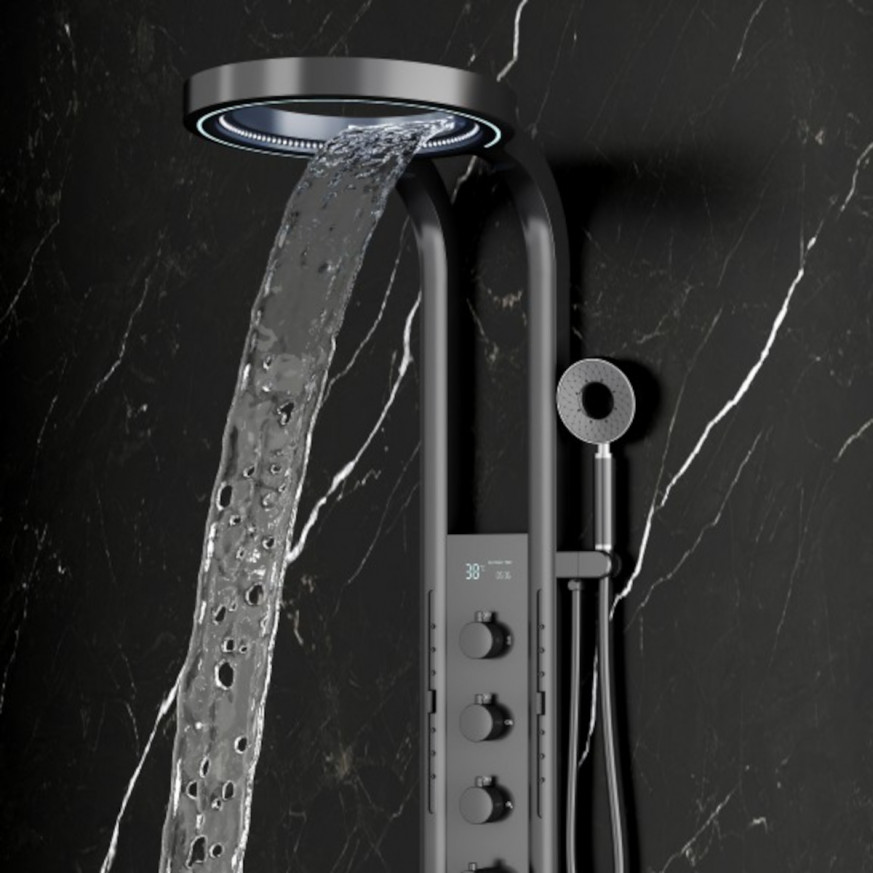 ХИДРОМАСАЖЕН ПАНЕЛ - цвят  GUN GREY