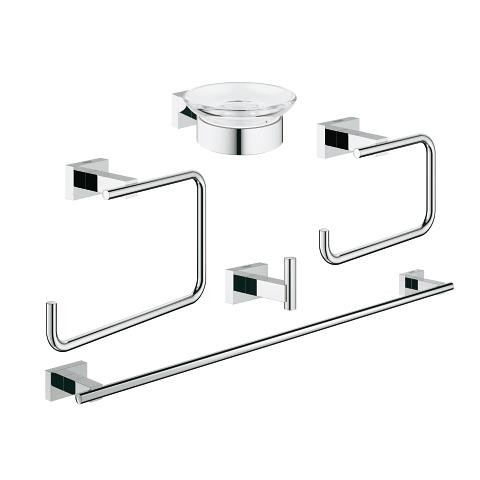 Комплект аксесоари за баня Essentials Cube 5 в 1 40758001