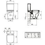 Тоалетно казанче I.Life S T473401 6/3л