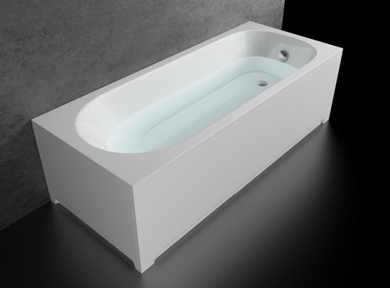 Хидромасажна вана Смарагд 160х70см Standard Flat