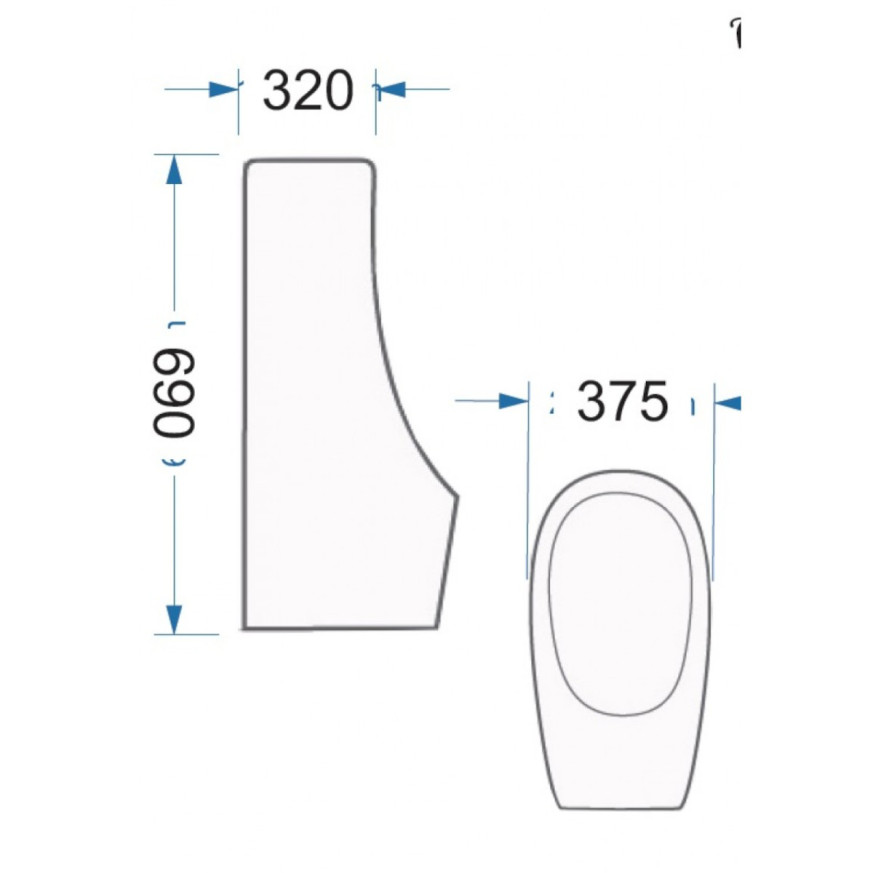 Писоар ICC 3732