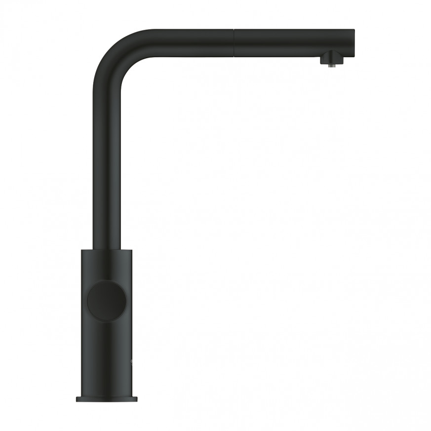Комплект GROHE Blue Home  с L-чучур с издърпващ се аератор velvet black