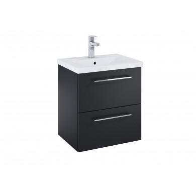 ДОЛЕН ШКАФ С МИВКА ROMA 50 см matt black
