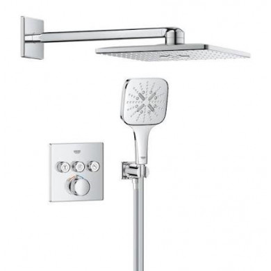 Grohtherm SmartControl 310 Cube, душ система с 3 извода