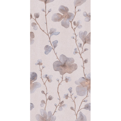 Декор Верена Цветя 30х60 лилав 