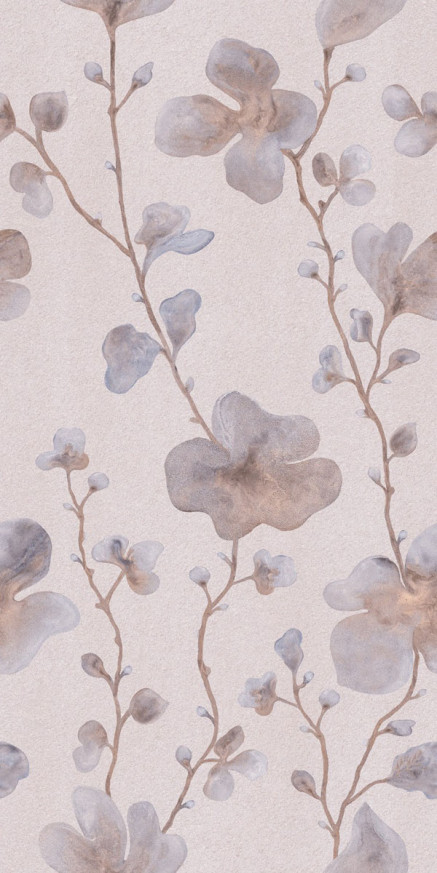 Декор Верена Цветя 30х60 лилав 2888