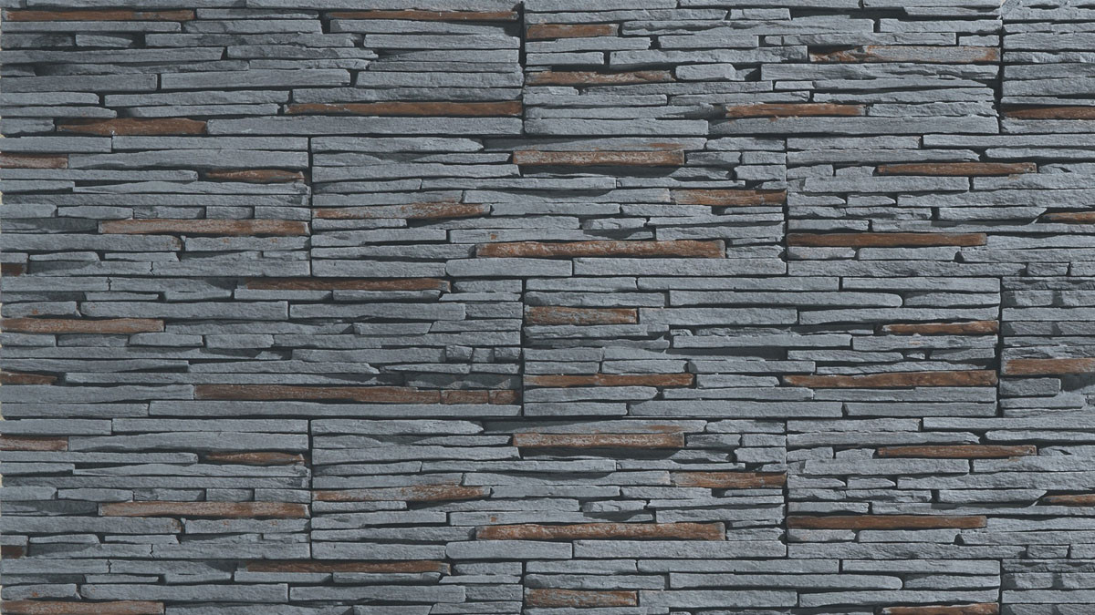 Облицовъчен камък Venezia 4 Graphite 15,2x55 см