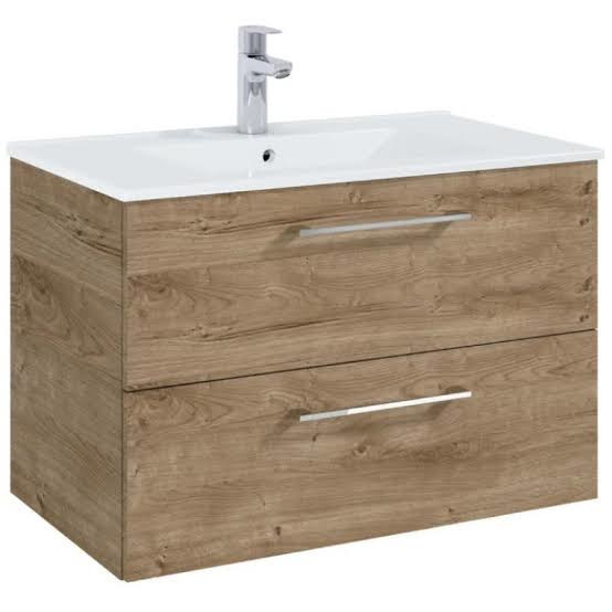 ДОЛЕН ШКАФ С МИВКА ROMA PLUS 80см rural oak