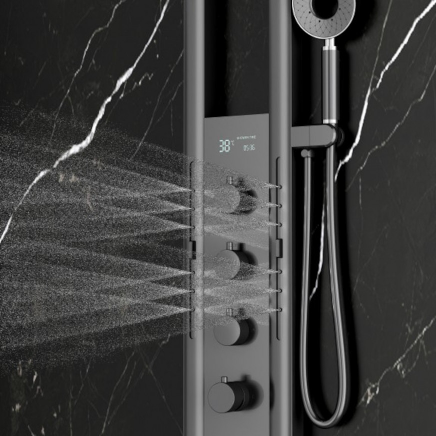 ХИДРОМАСАЖЕН ПАНЕЛ - цвят  GUN GREY