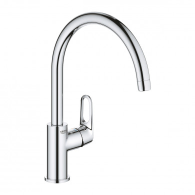 Смесител за кухня с въртящ се тръбен чучур Grohe BauFlow 31538001