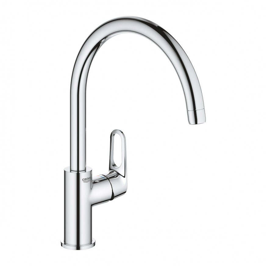 Смесител за кухня с въртящ се тръбен чучур Grohe BauFlow 31538001