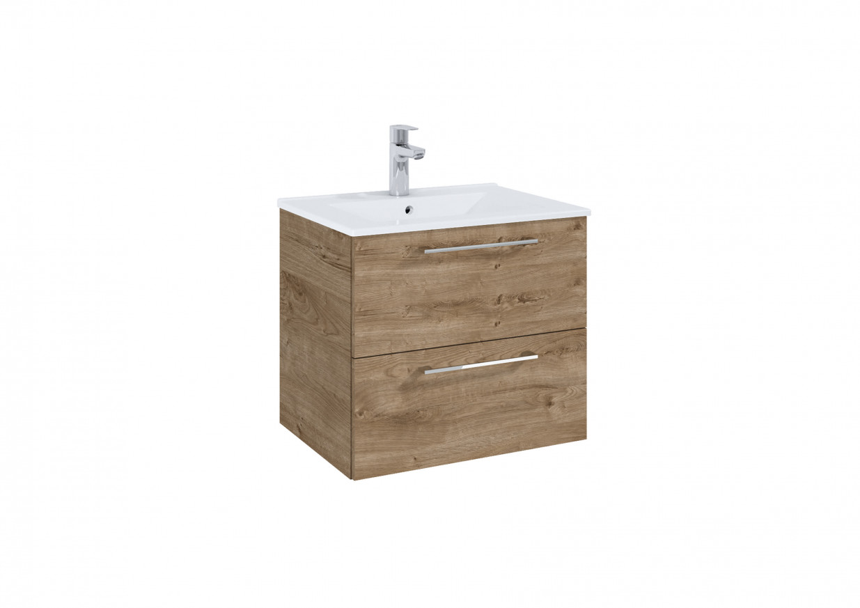 ДОЛЕН ШКАФ С МИВКА ROMA PLUS 60 см rural oak