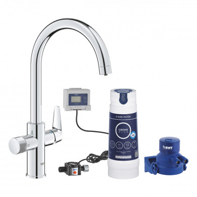 Кухненска филтрираща система за пречистване на вода Grohe Blue Pure BauCurve 30581000