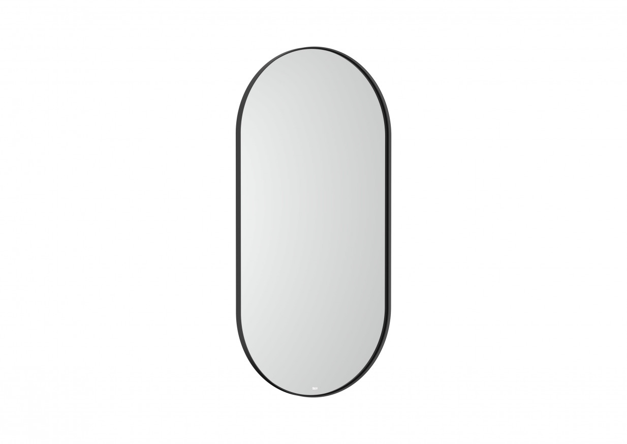 Овално огледало LUNA с рамка и амбиентно LED осветление