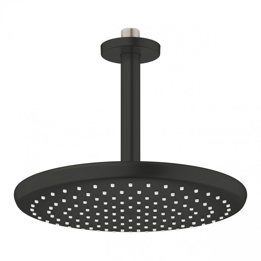  Комплект душ глава към тавана Tempesta 250 142 mm matte black