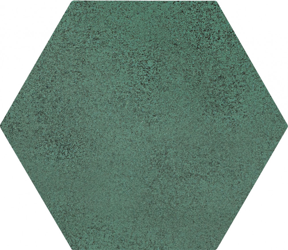 Фаянс Burano Hex Green 12.5x11