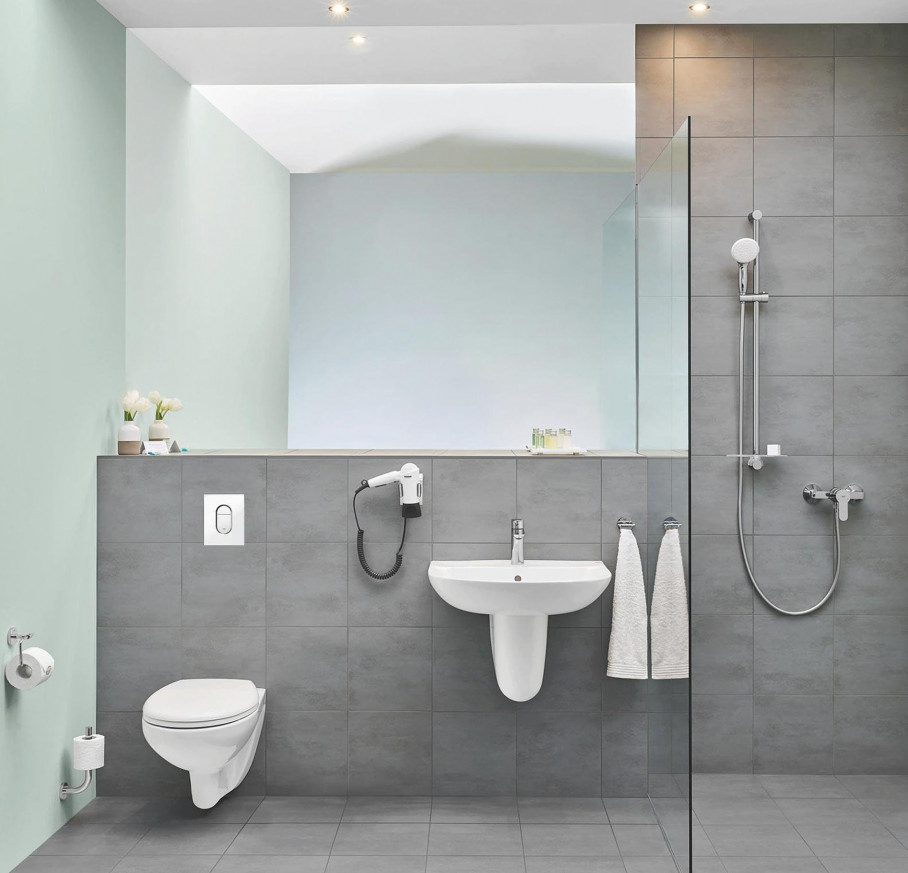 Комплект Solido Bau Ceramic Slim структура за вграждане и тоалетна 5в1 39902000