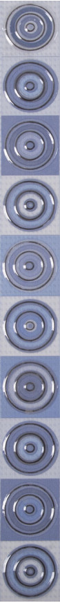 Фриз 5х50 Универсал кръг син 2752