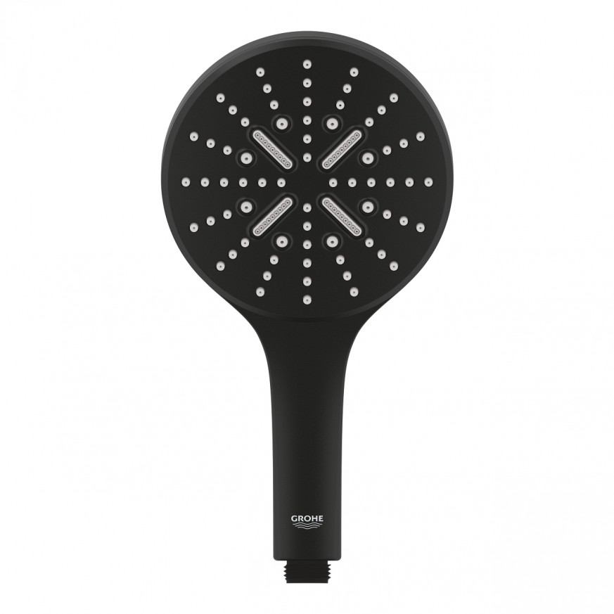Ръчен душ с 3 струи Rainshower SmartActive 130 phantom black