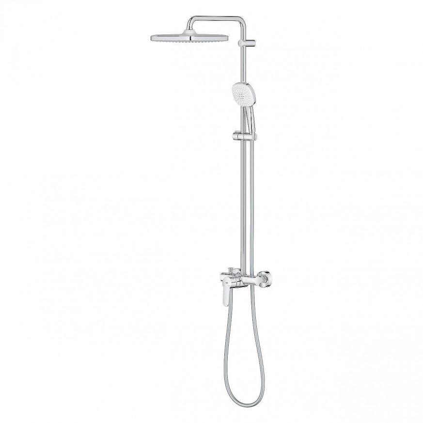 Душ система с едноръкохватков смесител Grohe Tempesta Sistem Cube 250