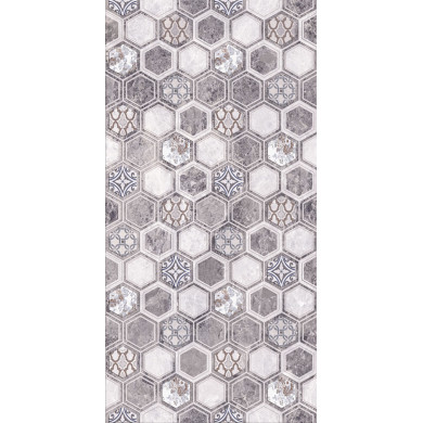 Декор 30х60 Перлато мозайка сив 