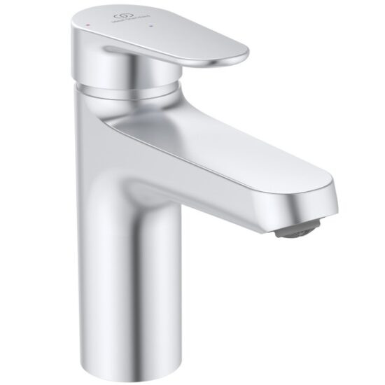 Стоящ смесител за умивалник ALU+ с Click-clack изпразнител цвят сребро