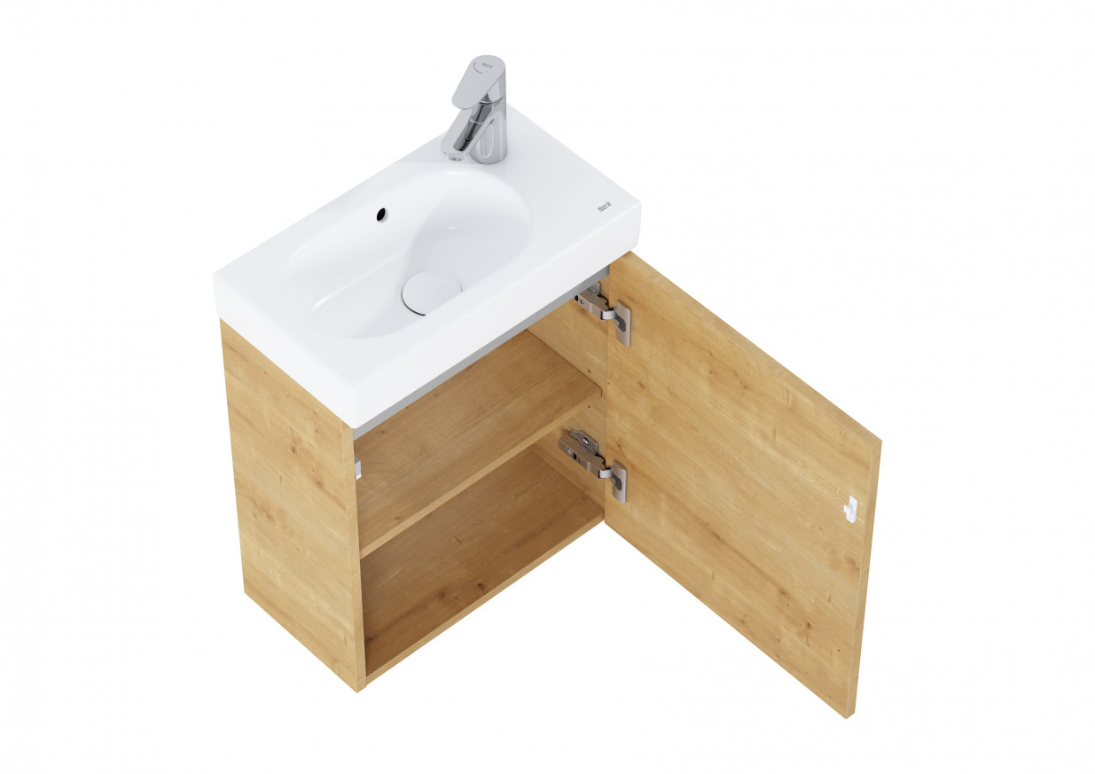 Шкаф с мивка Unik Mini N, 45 см light oak