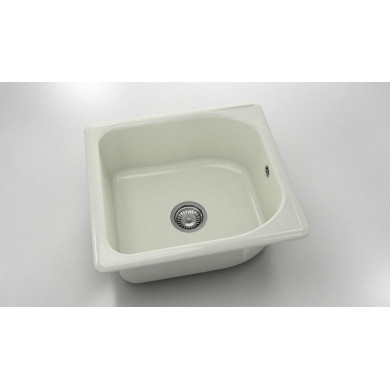 Единична мивка 56х51см от полимермрамор 209