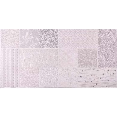 Декор Верена Принт 30х60 лилав