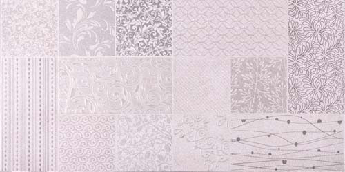 Декор Верена Принт 30х60 лилав 2899