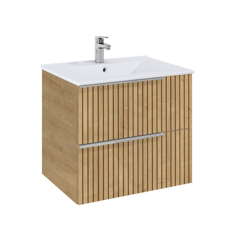 Долен шкаф с мивка Elegant 60cm light oak structure