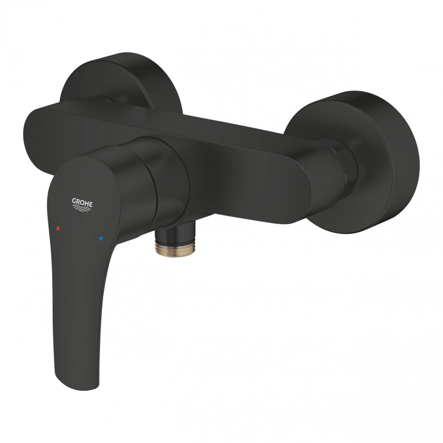 Смесител за душ Eurosmart едноръкохватков matte black