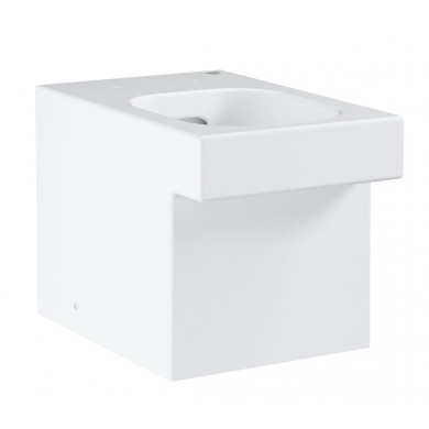Стояща тоалетна чиния Cube Ceramic плътно до стена 3948500H с Pure Guard