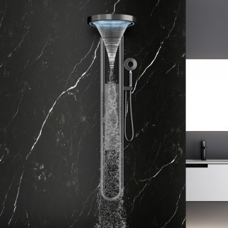 Хидромасажен панел цвят черен мат