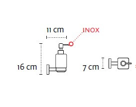 Дозатор за течен сапун Quattro 4801