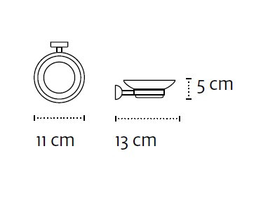 Сапунерка с държач Classic 5301