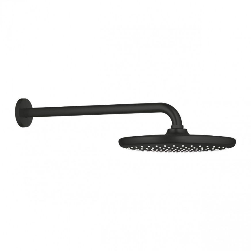 Комплект с душ глава Tempesta 250   380 mm, 1 струя matte black