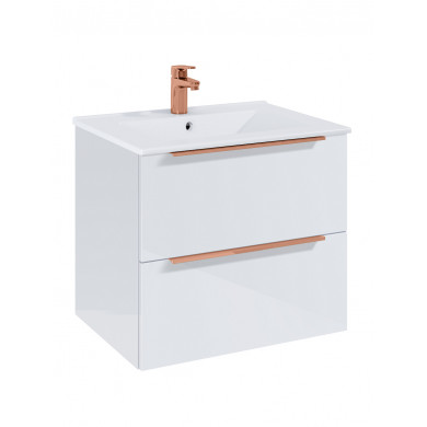 Долен шкаф с мивка Elegant 60cm бял